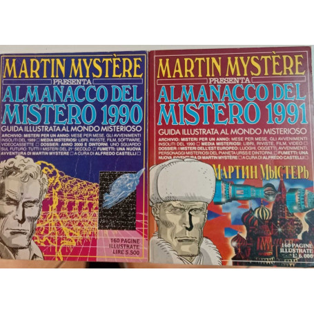Martin Mystère. Almanacco del mistero anno 1990 e 1991.