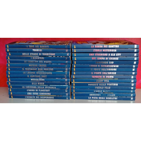 Tex collezione storica a colori dal n. 61 al n. 100.