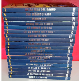 Tex collezione storica a colori dal n. 221 al n. 239.