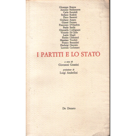 I partiti e lo Stato.
