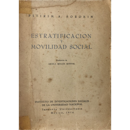 Estratificacion y movilidad social