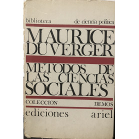 Métodos de las ciencias sociales.