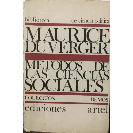 Métodos de las ciencias sociales.