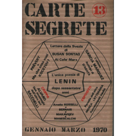 Carte Segrete anno IV Gennaio-Marzo 1970 n. 13.