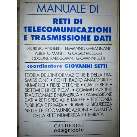 Manuale di reti di telecomunicazioni e trasmissioni dati