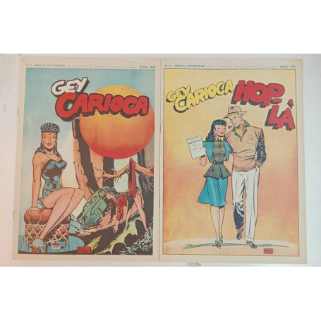 Gey Carioca. Collana "Belle avventure". Lotto dal n. 1 al n. 12.