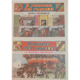 Il romanzo dei ragazzi. Collana "Albi del toro". Lotto dal n. 1 al n. 16.