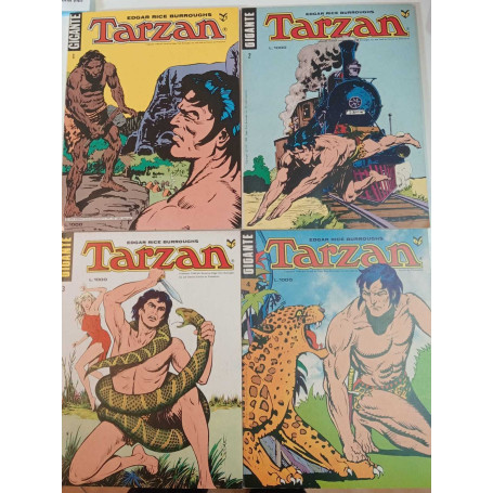 Tarzan gigante dal n. 1 al n. 4.