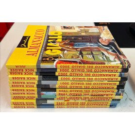 Lotto 13 fumetti Almanacco del giallo (da anno 1993 a 2005).