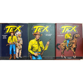 Lotto 3 volumi Tex-Gli eroi del fumetto di Panorama (titoli in descrizione).