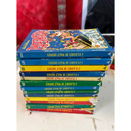 Lotto 13 fumetti I classici di Walt Disney (n° 11-41-58-65-66-82-83-95-107-110-112-120-121).
