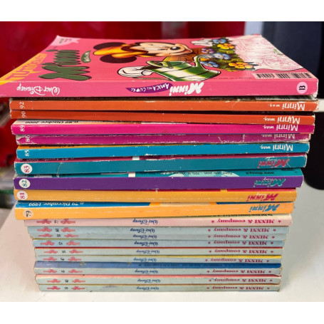 Lotto 19 fumetti vari Minni Mag. / Minni & Company (numeri in descrizione).