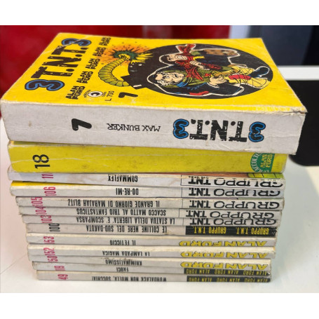 Lotto 13 fumetti Alan Ford/Gruppo T.N.T. (numeri in descrizione).