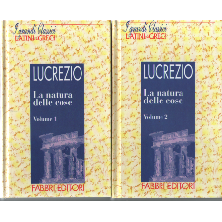 La natura delle cose 2 voll.