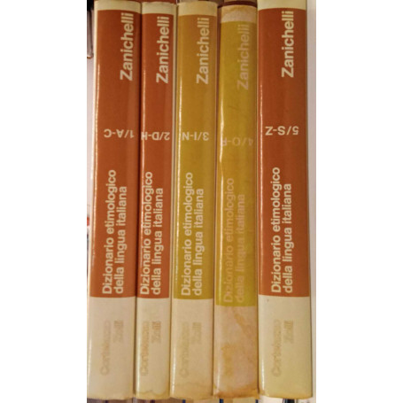 Dizionario etimologico della lingua italiana (5 volumi)