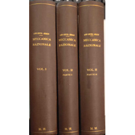 Lezioni di meccanica razionale (3 volumi)