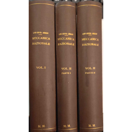 Lezioni di meccanica razionale (3 volumi)