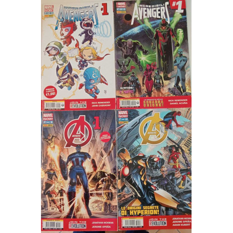 Lotto n. 4 albi Avengers.