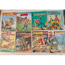 Lotto n. 8 albi Zagor. Numerazione in descrizione.