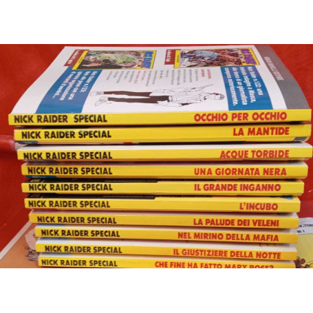 Nick Raider Special. Albi dal n. 1 al n. 10.