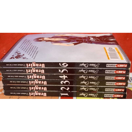 Uragiri planet manga dal n. 1 al n. 6.