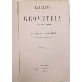 Elelementi di geometria ad uso dei licei