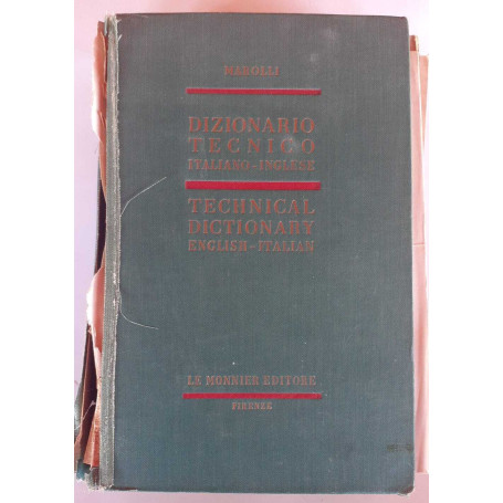 Dizionario tecnico italiano-inglese