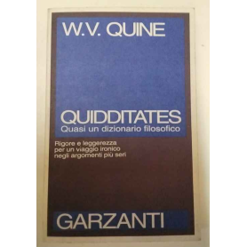 Quidditates. Quasi un dizionario filosofico.