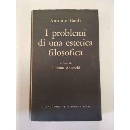 I problemi di una estetica filosofica