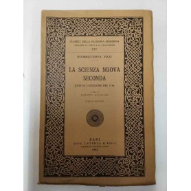 La scienza nuova seconda giusta l'edizione del 1744