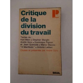 Critique de la division du travail
