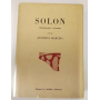 SOLON [SOLONE] Testimonia Veterum Collegit. Testimonianze Sulla Vita E L'Opera