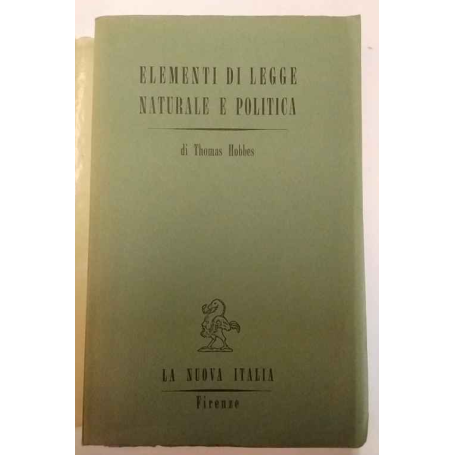Elementi di legge naturale e politica
