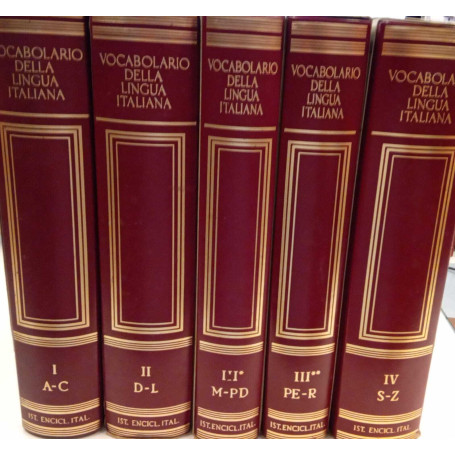 Vocabolario della lingua italiana (5 volumi)