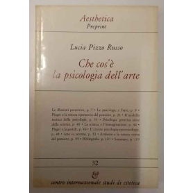 Aesthetica Preprint. Che cos'è la psicologia dell'arte.