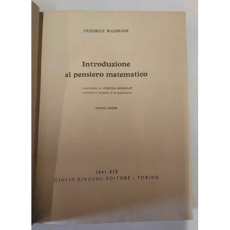 Introduzione al pensiero matematico