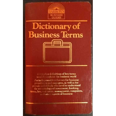 Dictionary of Business Terms