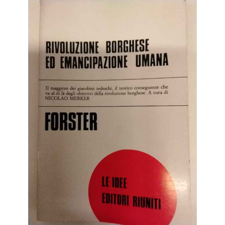 Rivoluzione borghese ed emancipazione umana