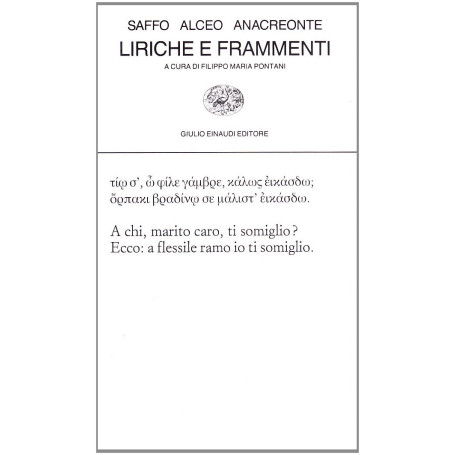 Liriche e frammenti