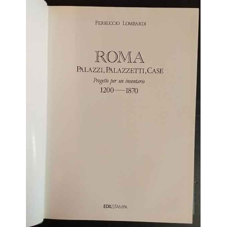 Roma. Palazzi palazzetti case