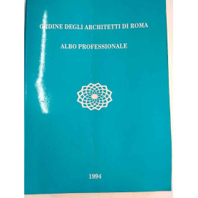 ORDINE DEGLI ARCHITETTI DI ROMA ALBO PROFESSIONALE 1994