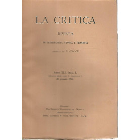 La critica rivista di letteratura