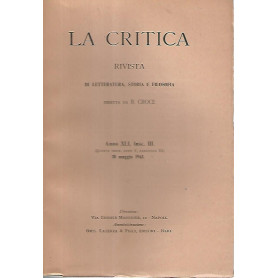 La critica rivista di letteratura