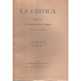La critica rivista di letteratura