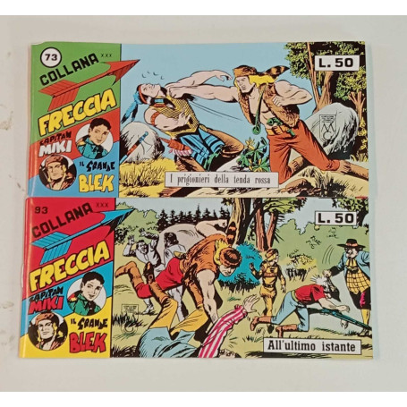 Collana Freccia Capitan Miki - Il Grande Blek dal n. 73 al n. 93.