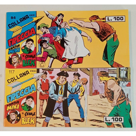 Collana Freccia Capitan Miki - Il Grande Blek dal n. 94 al n. 117.