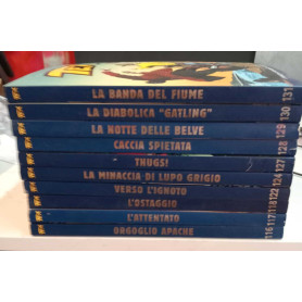 Tex collezione storica a colori n. 10 albi. Numerazione in descrizione.