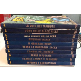 Tex collezione storica a colori n. 10 albi. Numerazione in descrizione.