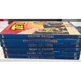 Tex collezione storica a colori n.6 albi. Numerazione in descrizione.
