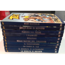 Tex collezione storica a colori n.10 albi. Numerazione in descrizione.